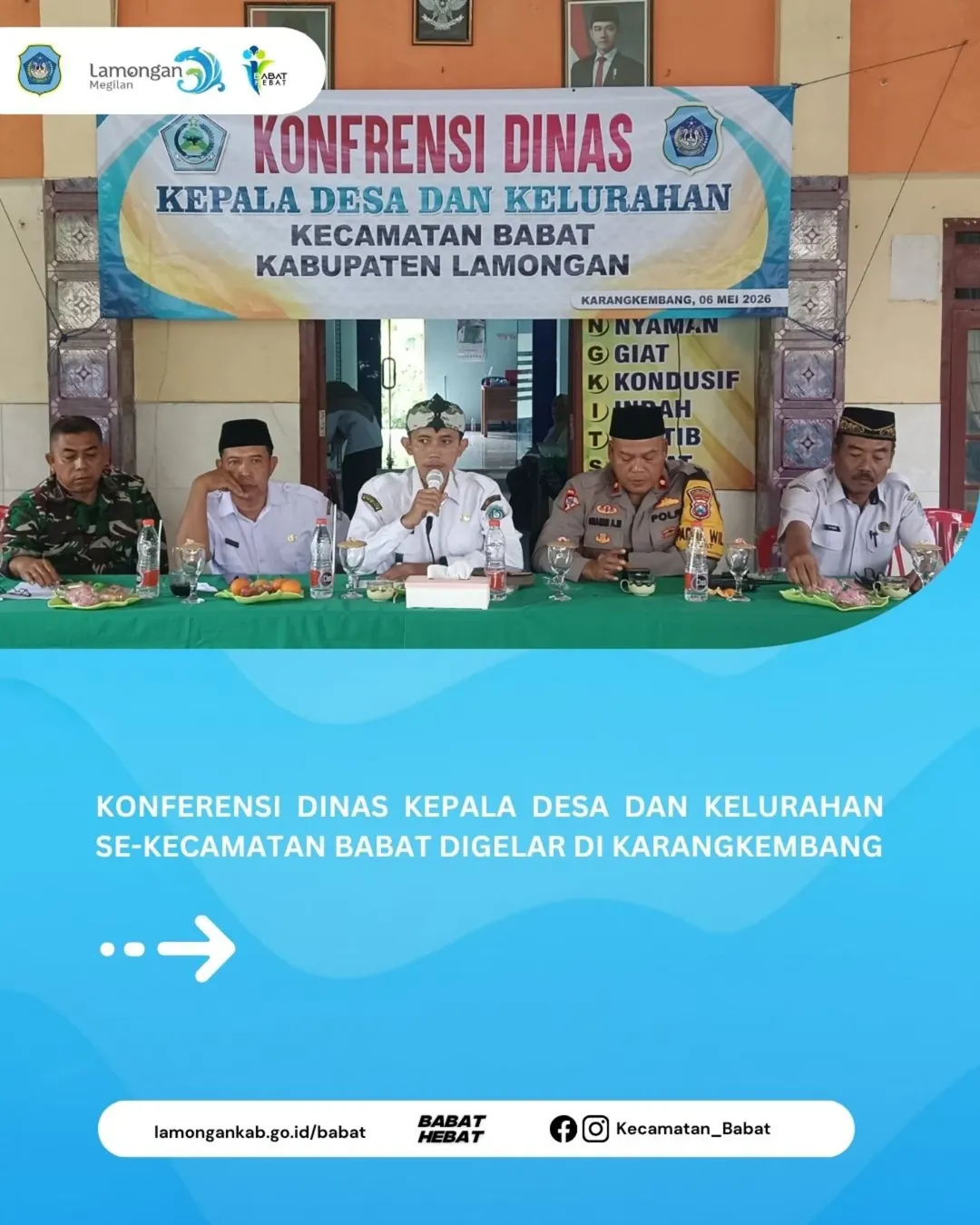Foto: Konferensi Dinas Kepala Desa dan Kelurahan se-Kecamatan Babat