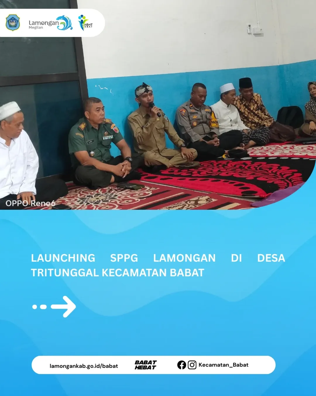 Foto: Launching SPPG Lamongan dilaksanakan di Desa Tritunggal