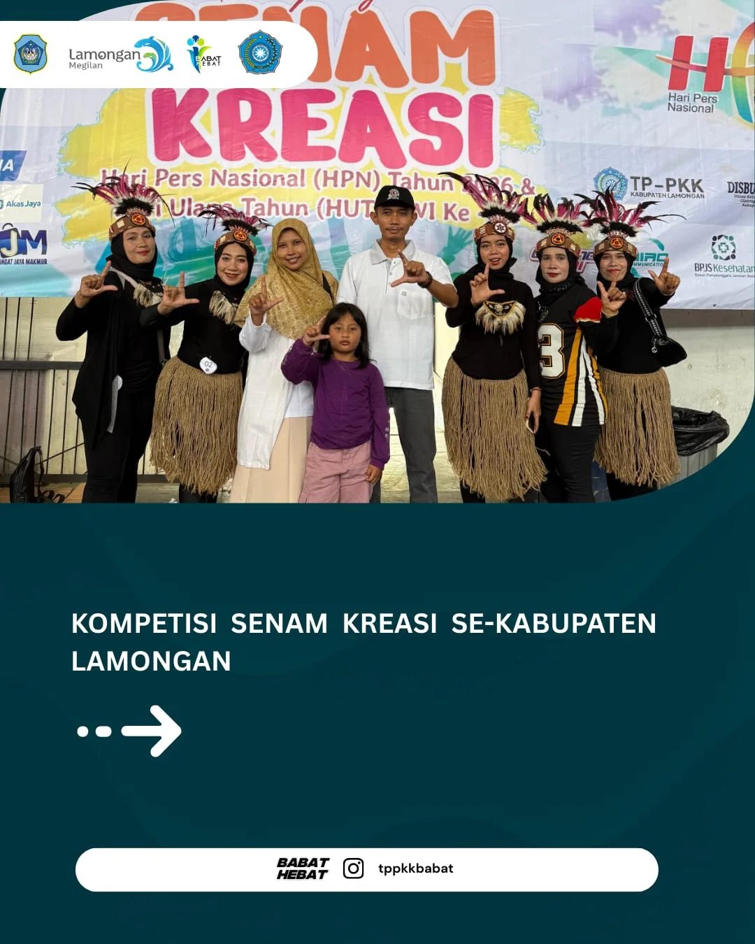 Foto: TP PKK Ikuti Lomba Senam Kreasi Se-Kabupaten Lamongan