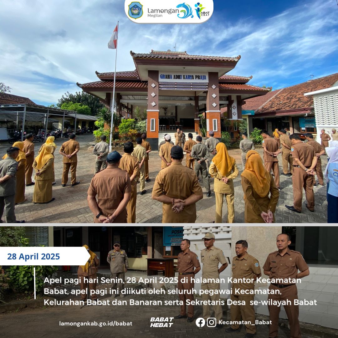 Apel Pagi Kecamatan Babat, 28 April 2025