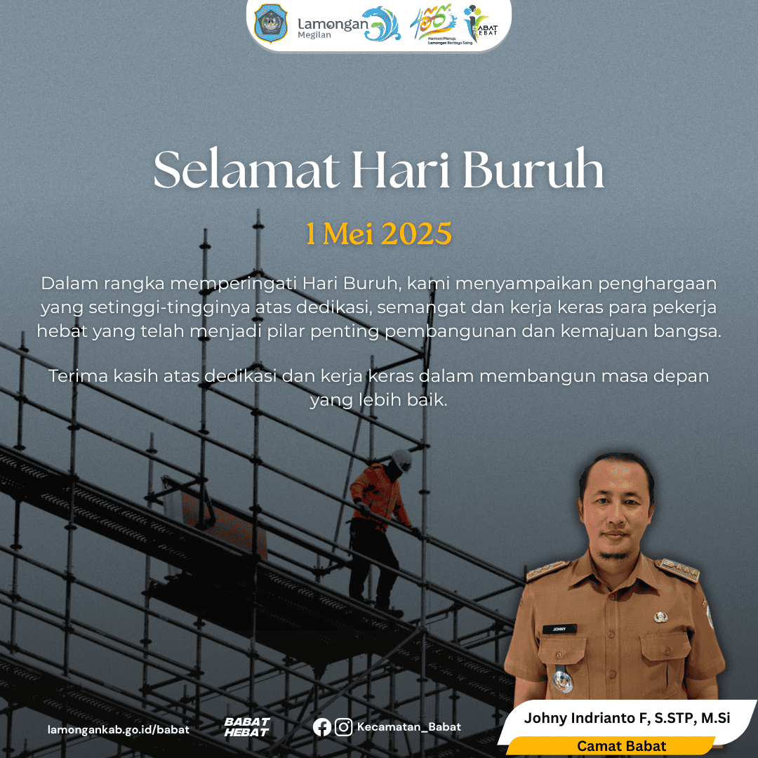 Selamat Hari Buruh Internasional – 1 Mei 2025