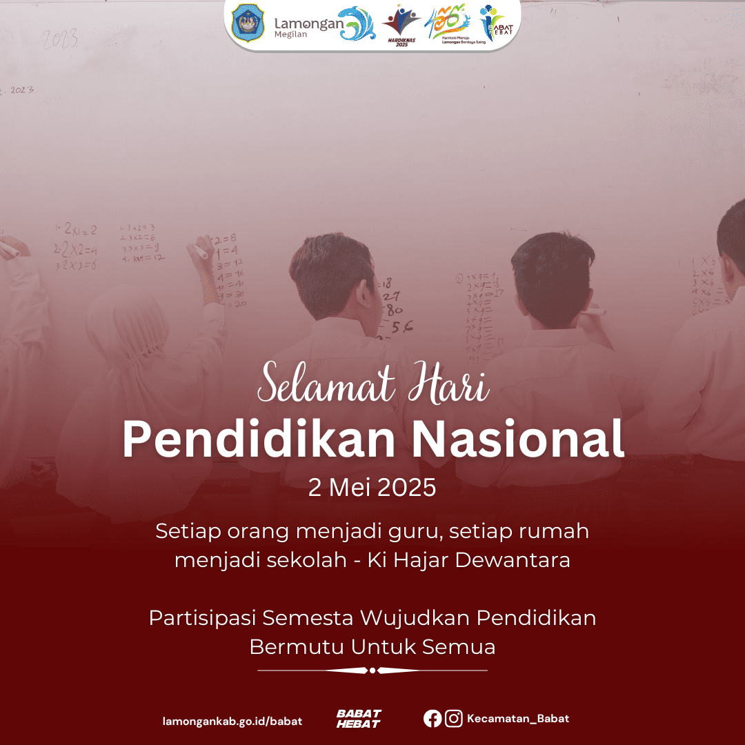 Selamat Hari Pendidikan Nasional 2025