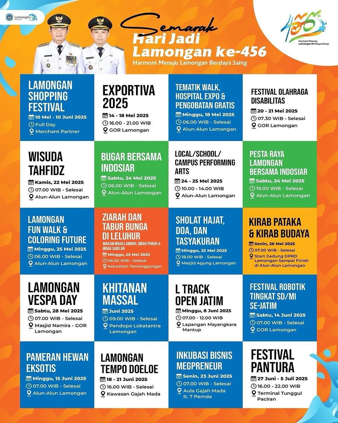 Semarak Hari Jadi Lamongan ke-456