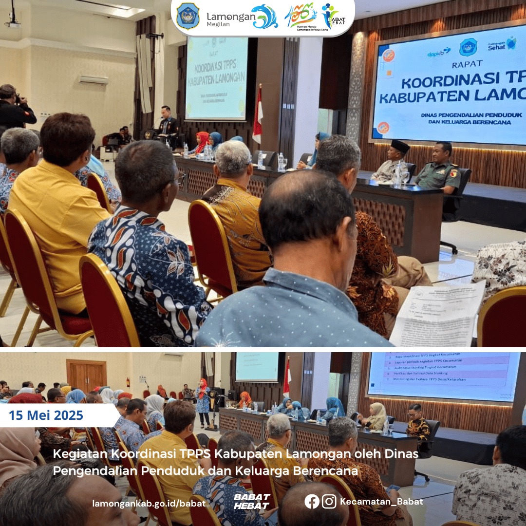 Kegiatan Koordinasi Tim Percepatan Penurunan Stunting (TPPS) Kabupaten Lamongan