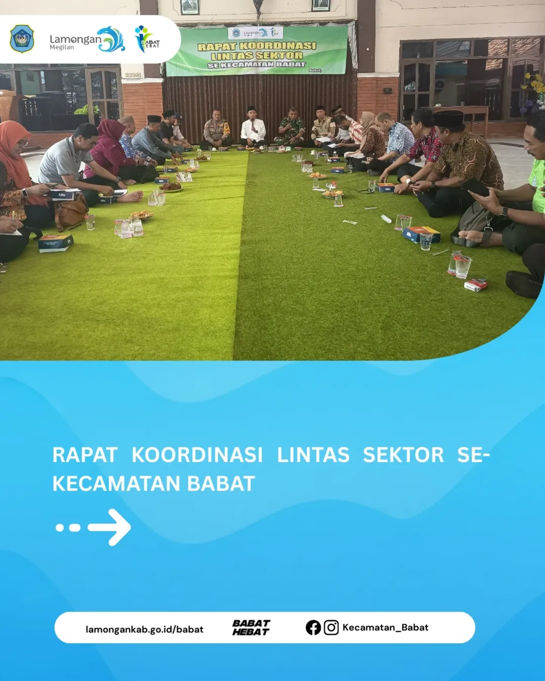 Foto: Rapat Koordinasi Lintas Sektor se-Kecamatan Babat