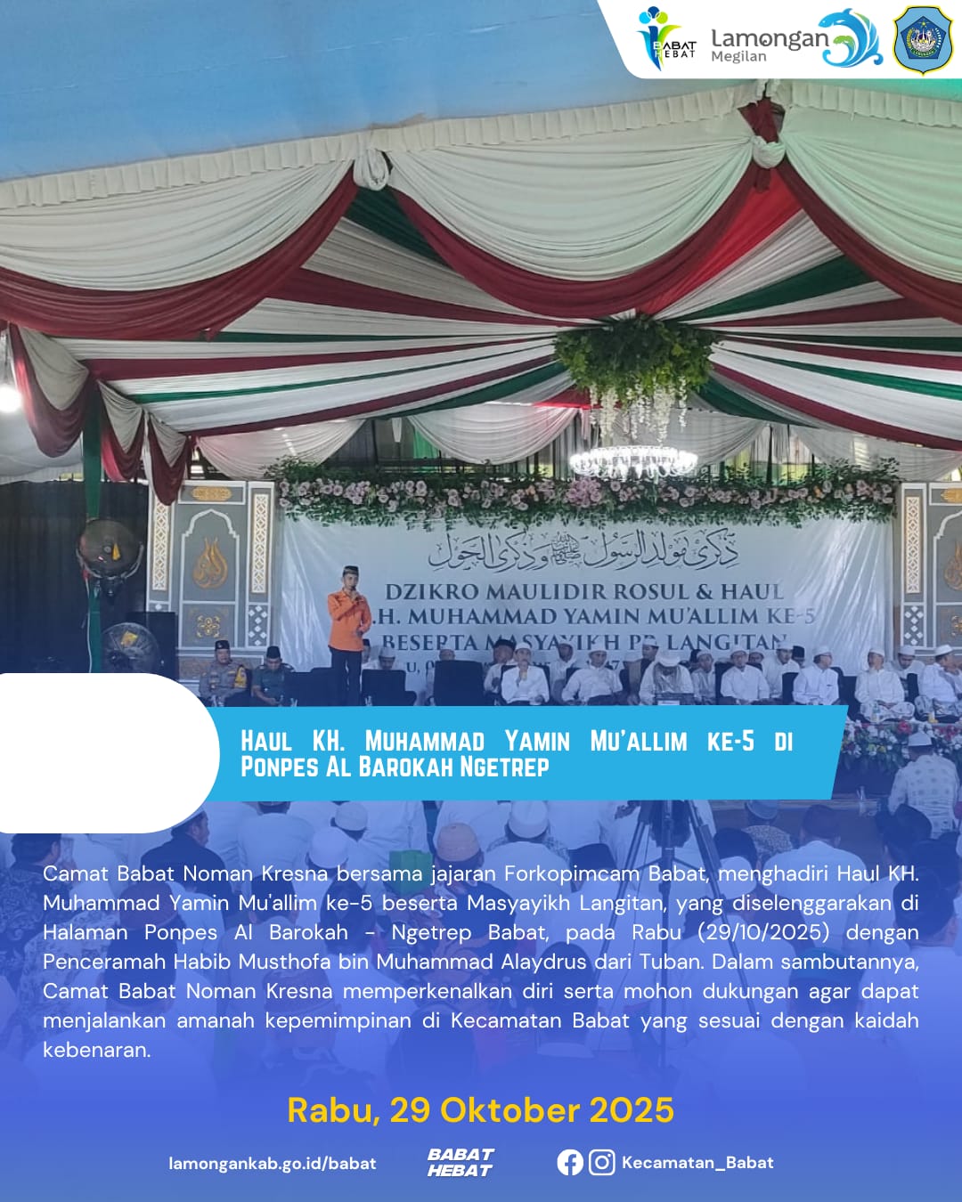 Foto: Haul KH. Muhammad Yamin Mu’allim ke-5