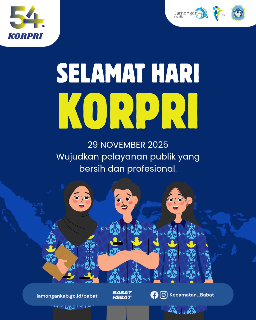 Foto: SELAMAT MEMPERINGATI HUT KORPRI KE-54