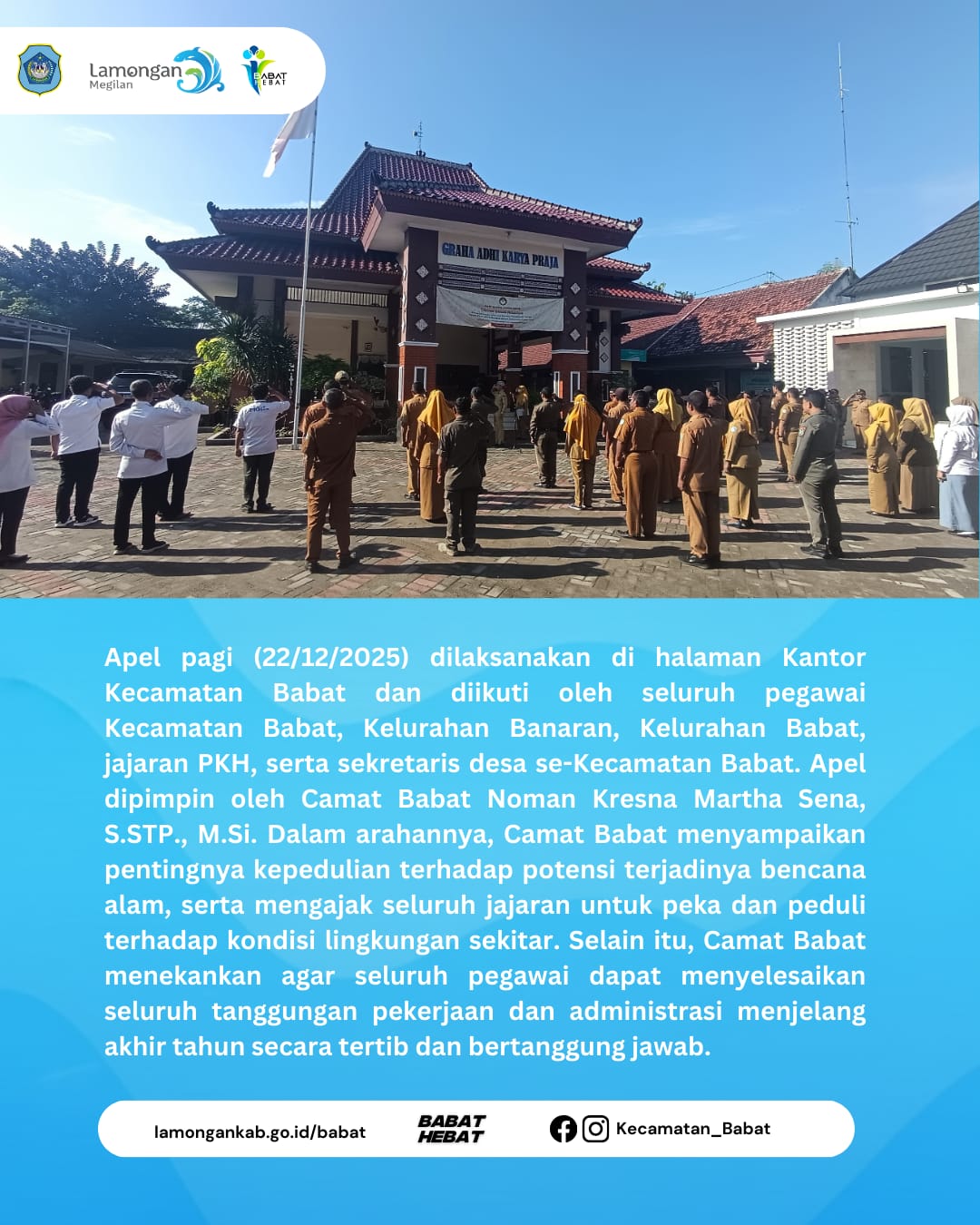 Foto: APEL PAGI HARI SENIN