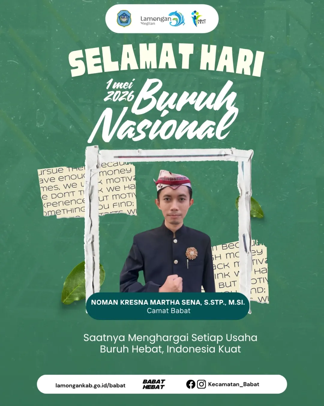Foto: Selamat Memperingati Hari Buruh 2026