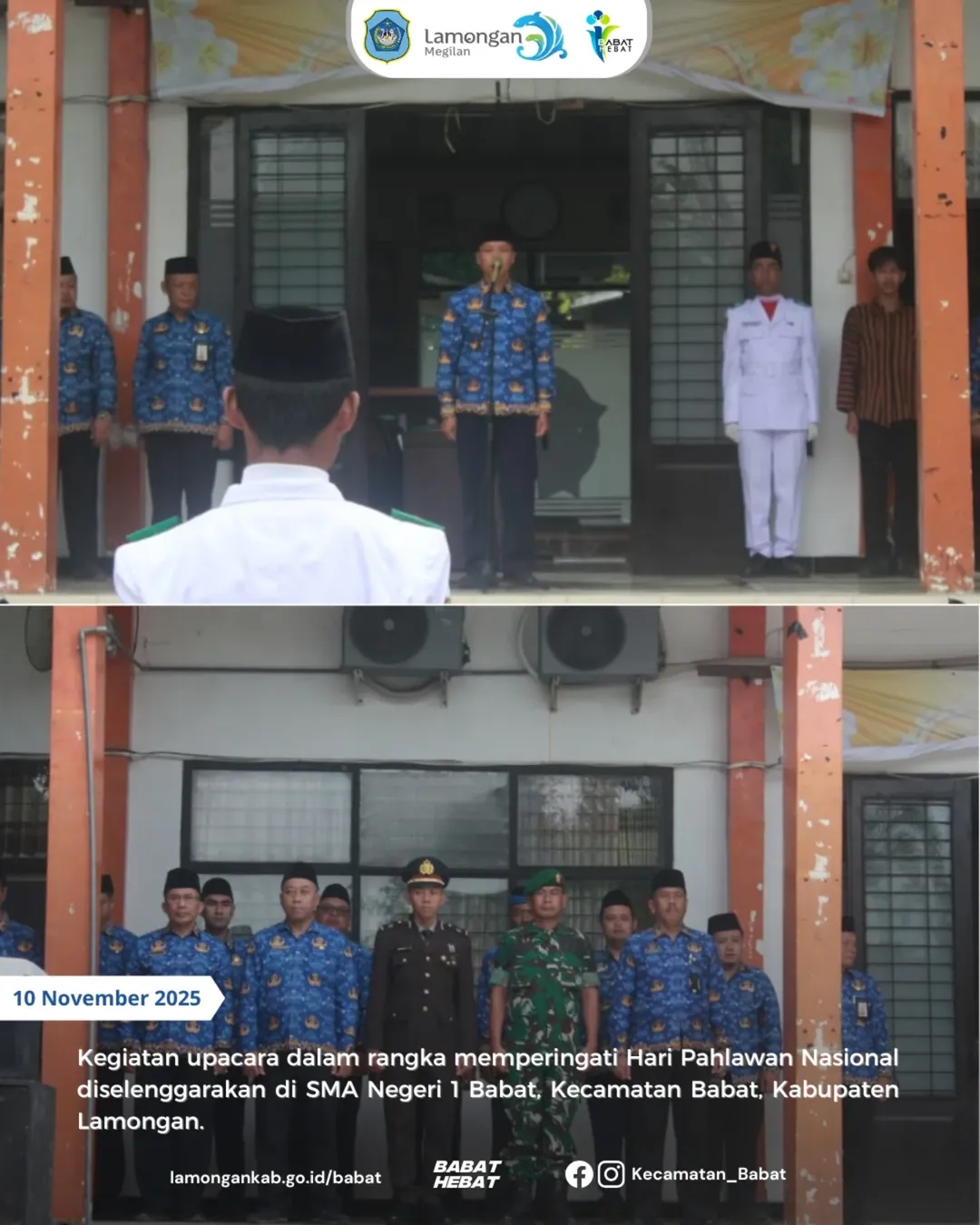 Foto: UPACARA MEMPERINGATI HARI PAHLAWAN NASIONAL