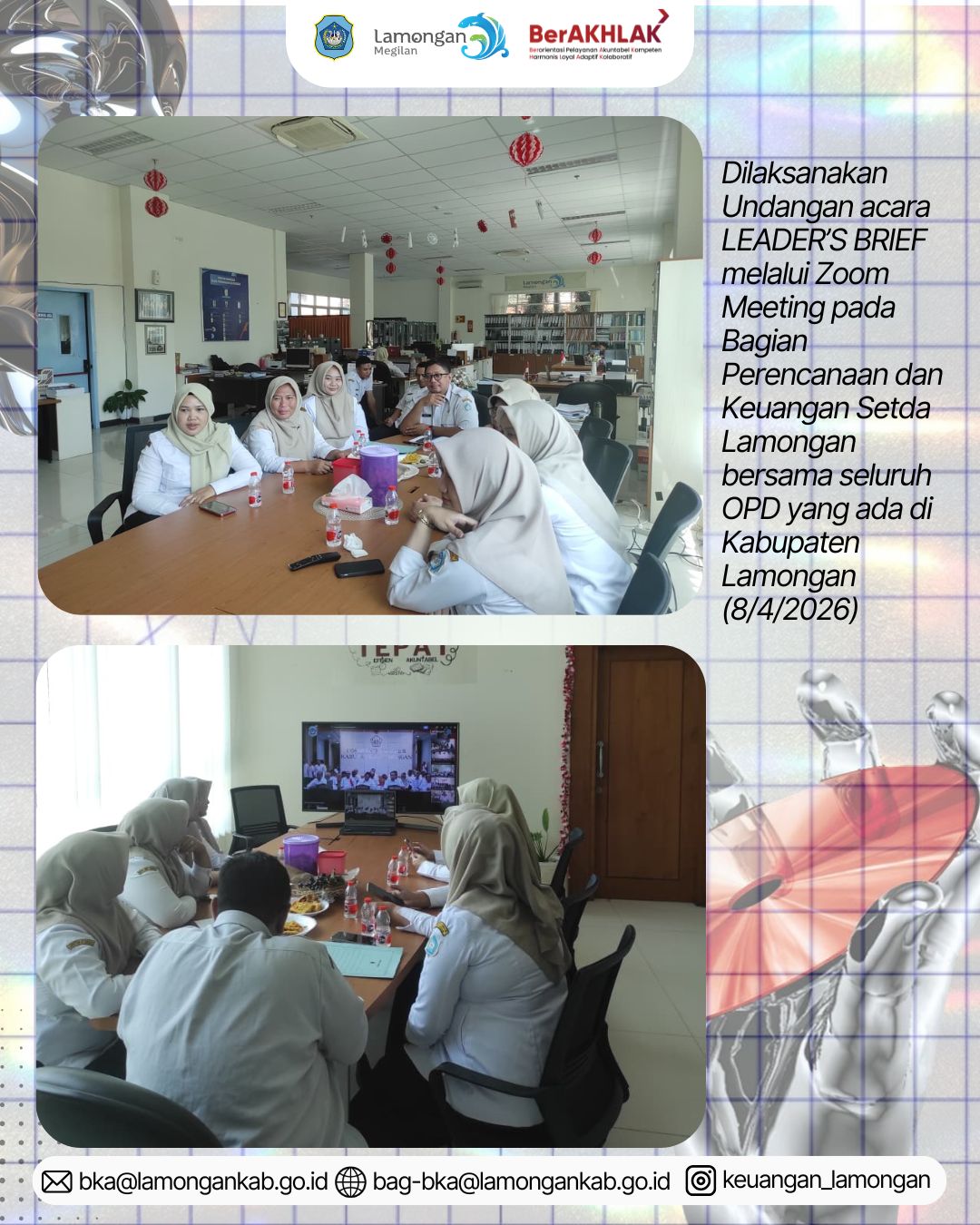 Foto: Rapat Zoom Meeting