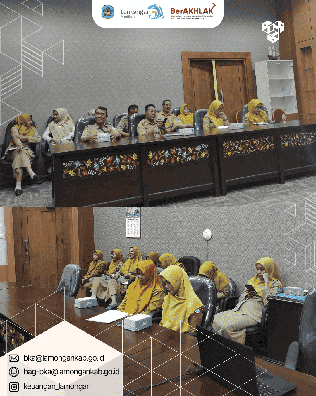 Rapat Evaluasi Kinerja Triwulan I Sekretariat Daerah Kabupaten Lamongan