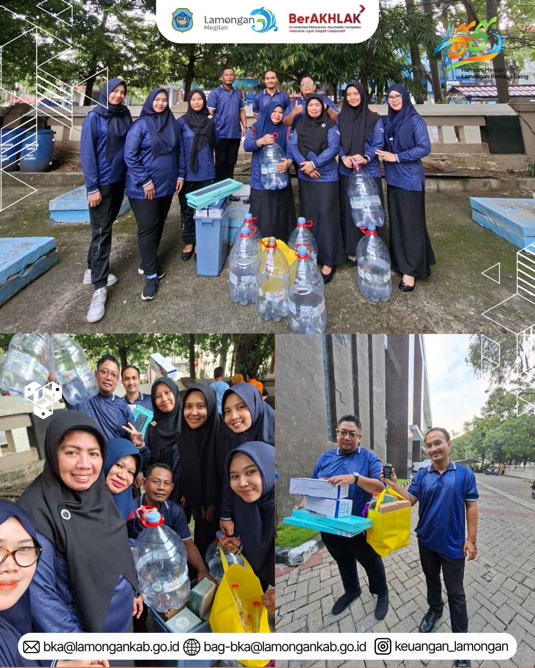Pelaksanaan Penimbangan Sampah dan Pembenahan Koposter di Lingkungan Setda