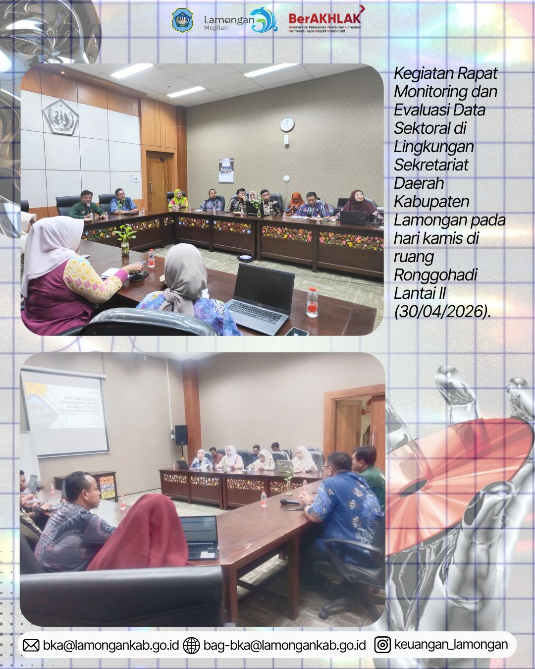 Foto: Rapat Monitoring dan Evaluasi