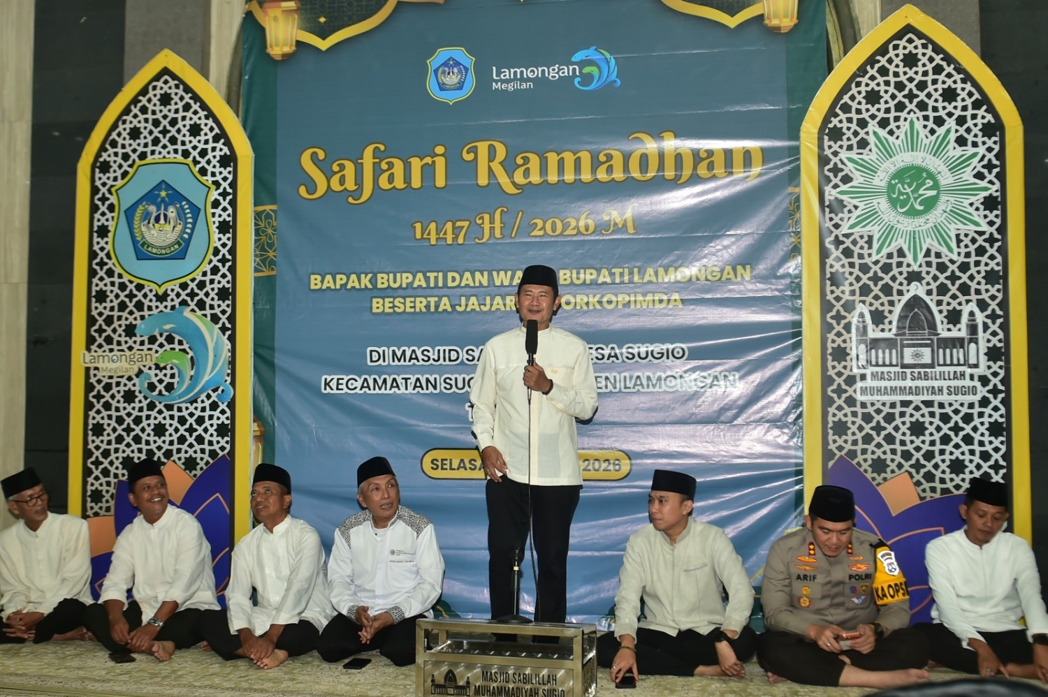 Foto: SAFARI RAMADAN 1447 H KETIGA PEMKAB LAMONGAN: BUPATI DAN WAKIL BUPATI AJAK MASYARAKAT SUGIO JAGA INFRASTRUKTUR PUBLIK