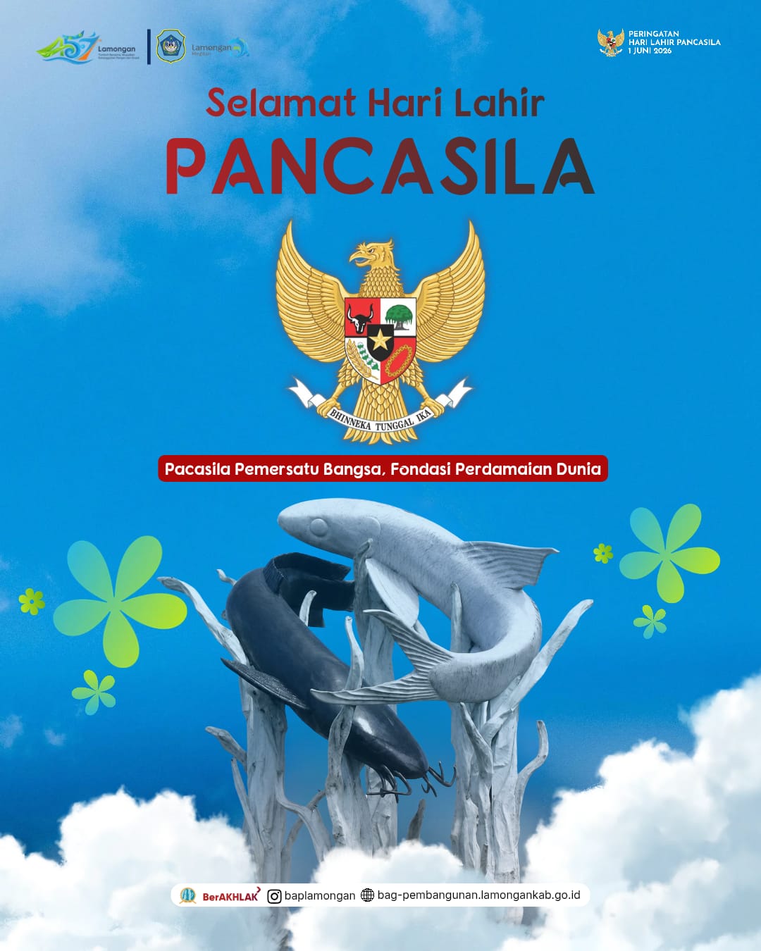 Foto: Selamat Hari Lahir Pancasila, 1 Juni 2026