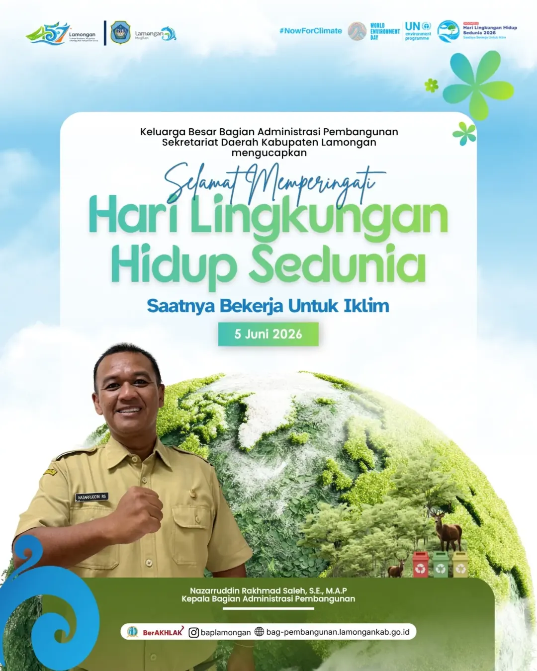Foto: Selamat Hari Lingkungan Hidup Sedunia: Saatnya Bekerja untuk Iklim Lewat Kebiasaan Green Office di Kantor Resik Megilan