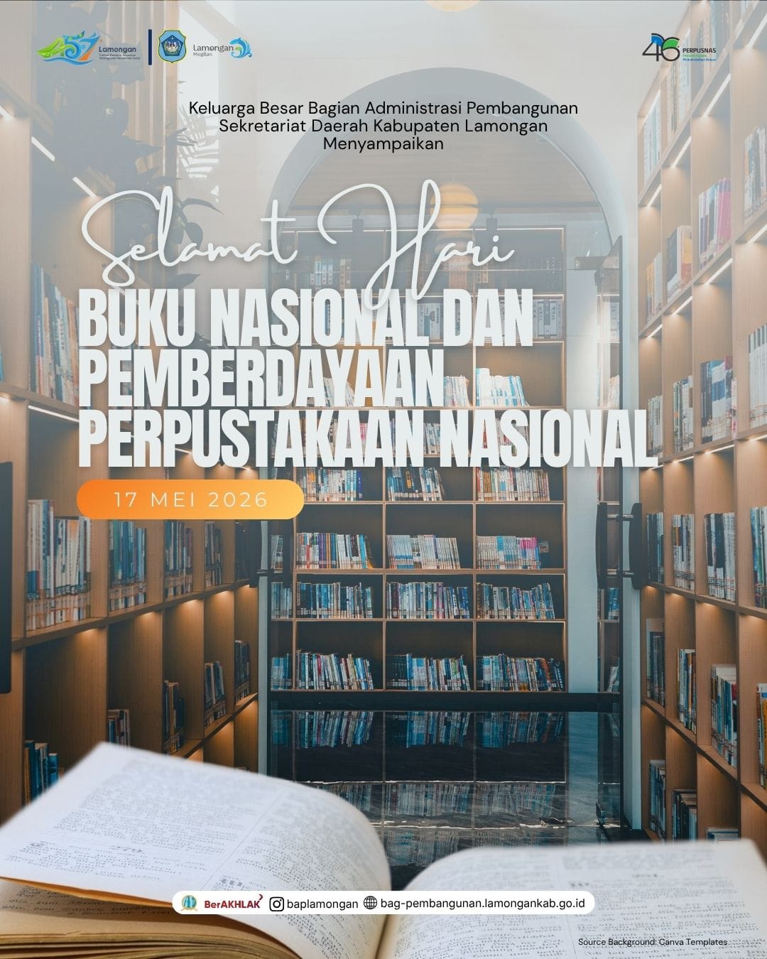Foto: Selamat Hari Buku Nasional & Hari Pemberdayaan Perpustakaan Nasional