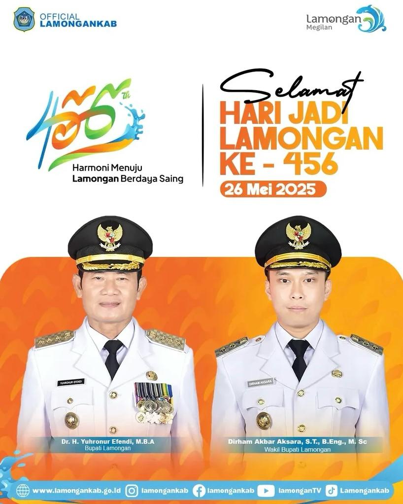 Dirgahayu Lamongan ke 456