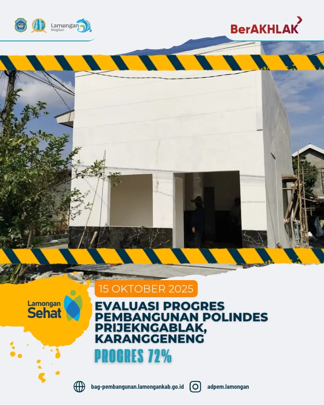 Foto: Evaluasi Progres Pembangunan Polindes Prijekngablak Karanggeneng Capai 72%: Wujud Nyata Pemerintah Hadir untuk Kesehatan Masyarakat