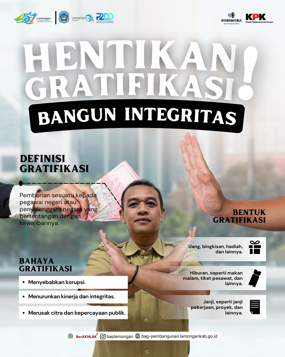 Foto: Pariwara Anti Korupsi: Hentikan Gratifikasi