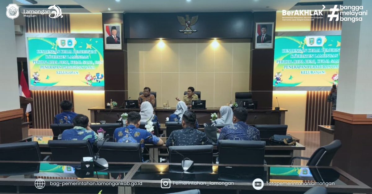 Pemerintah Kabupaten Lamongan melaksanakan kunjungan kerja ke Pemerintah Kota Madiun