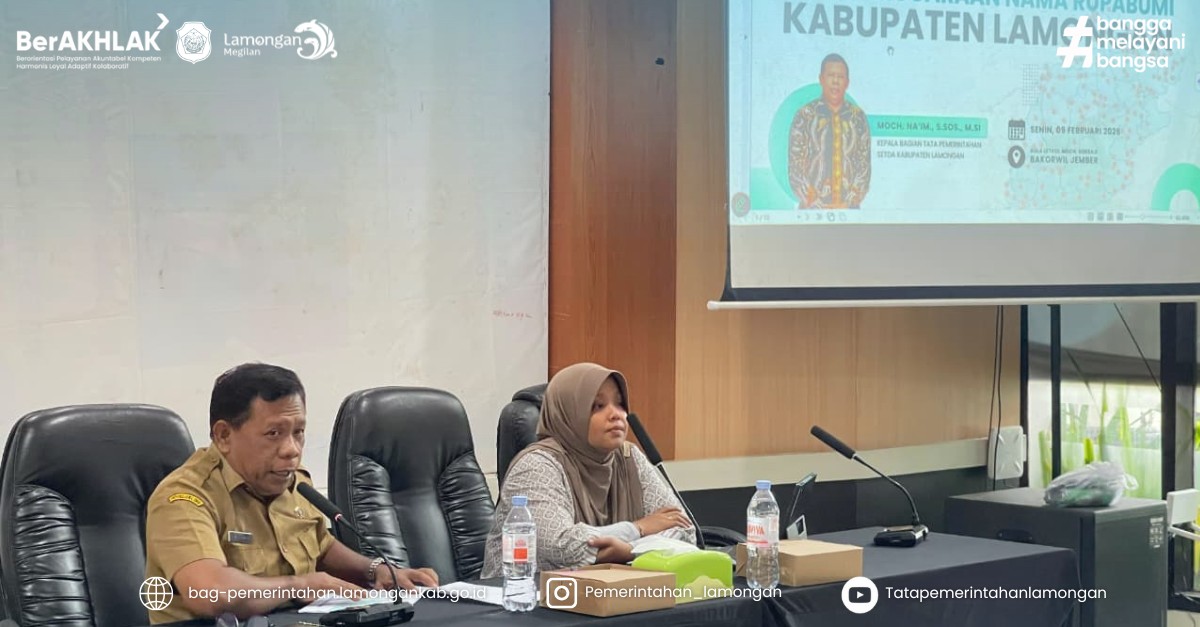 Pembinaan Teknis Penyelenggaraan Nama Rupabumi Pemerintah Daerah Kabupaten/Kota