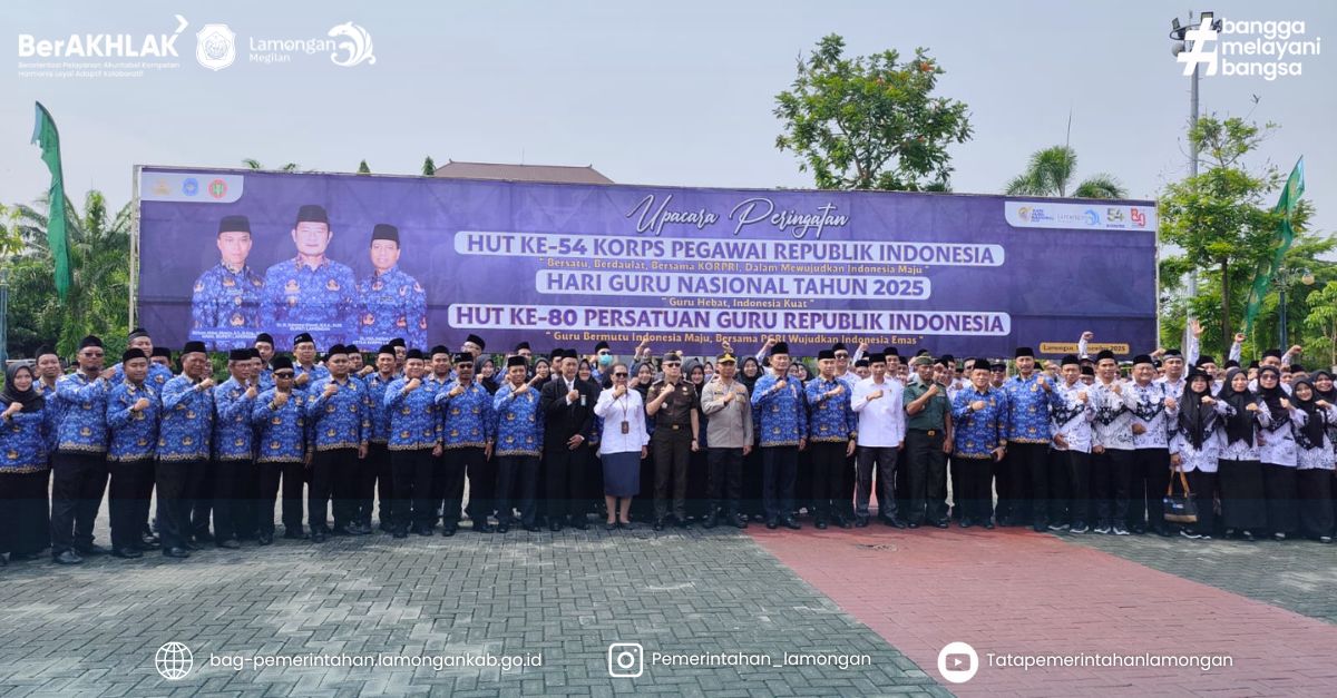 Upacara Peringatan HUT KORPRI Ke-54