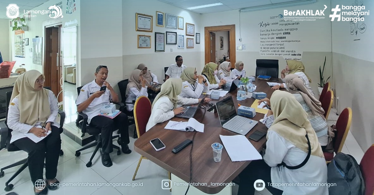 Rapat Koordinasi Persiapan Pengisian Aplikasi e-SPM Triwulan I tahun 2026