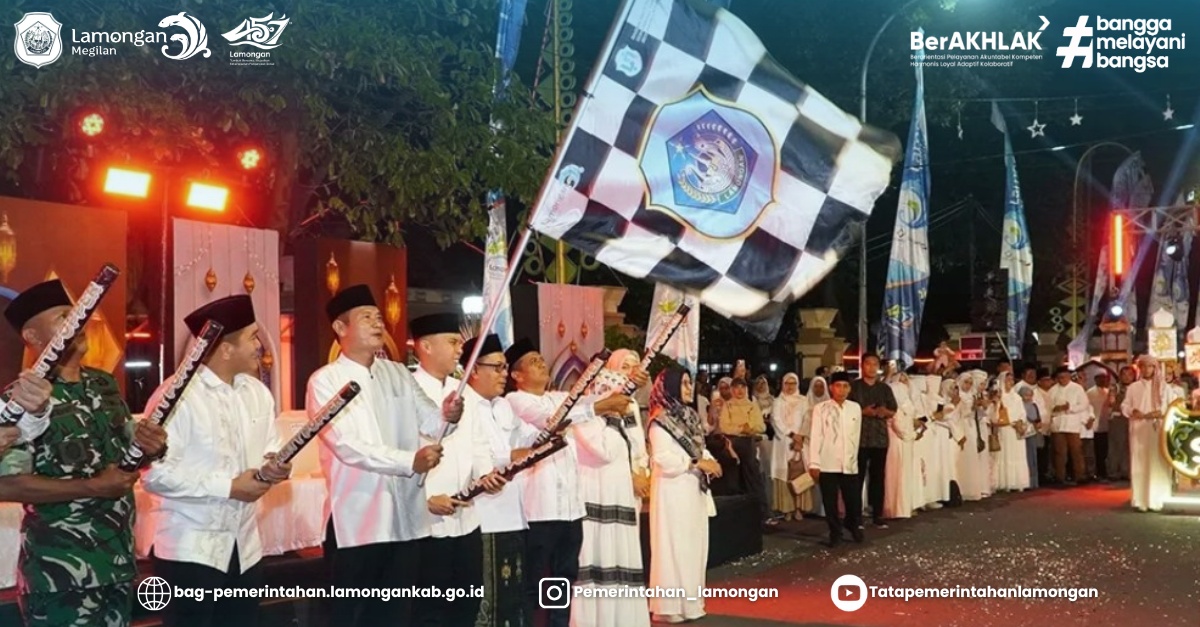 Foto: Sambut Tahun Baru Islam 1448 H, Pemkab Lamongan Gelar Doa Bersama hingga Pawai Lampion