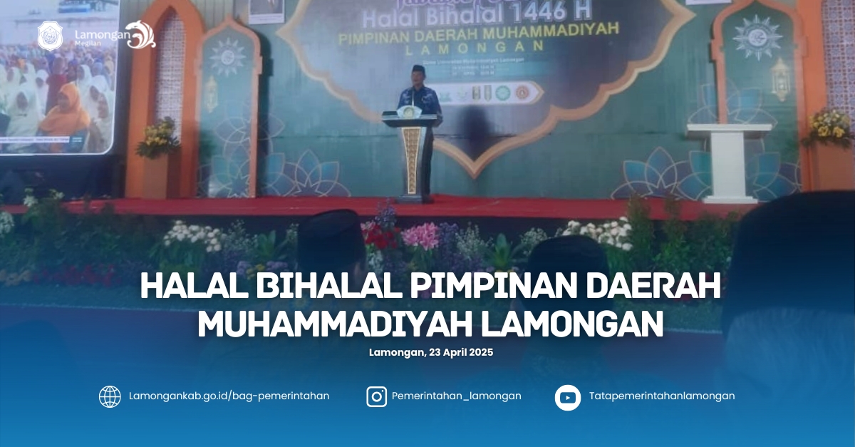 Halal Bihalal Pimpinan Daerah Muhammadiyah Lamongan