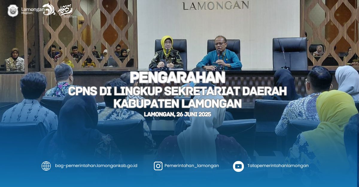Pengarahan CPNS (Calon Pegawai Negeri Sipil) di Lingkup Sekretariat Daerah