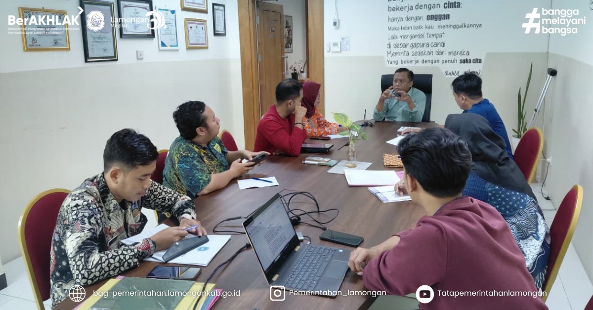 Foto: Rakor bersama Dinas Perhubungan Kab. Lamongan dan PT. Jasa Raharja Cabang Bojonegoro