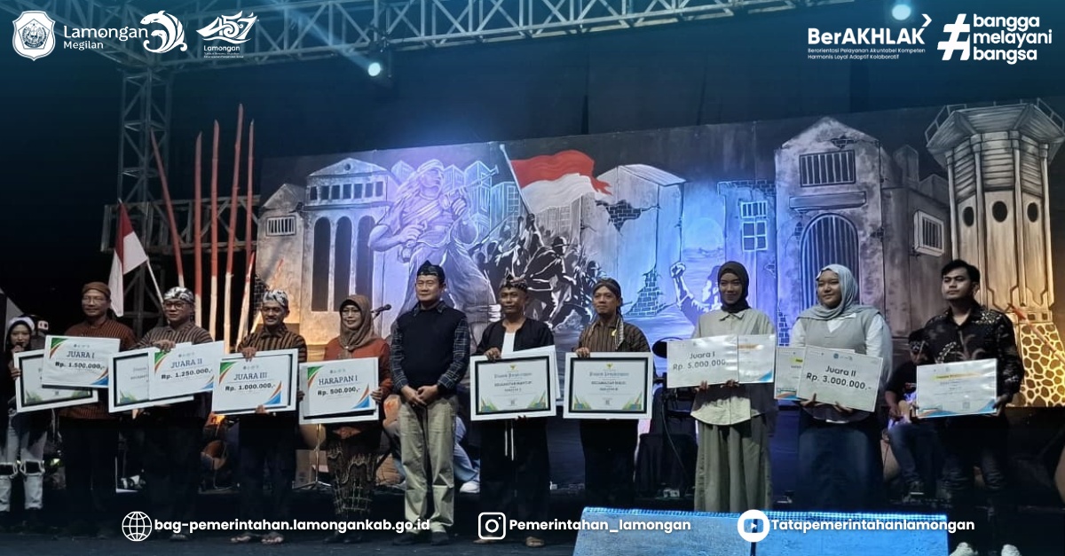 Foto: Tutup Lamongan Tempo Doeloe 2026, Pak Yes Apresiasi Para Juara Kompetisi HJL 457