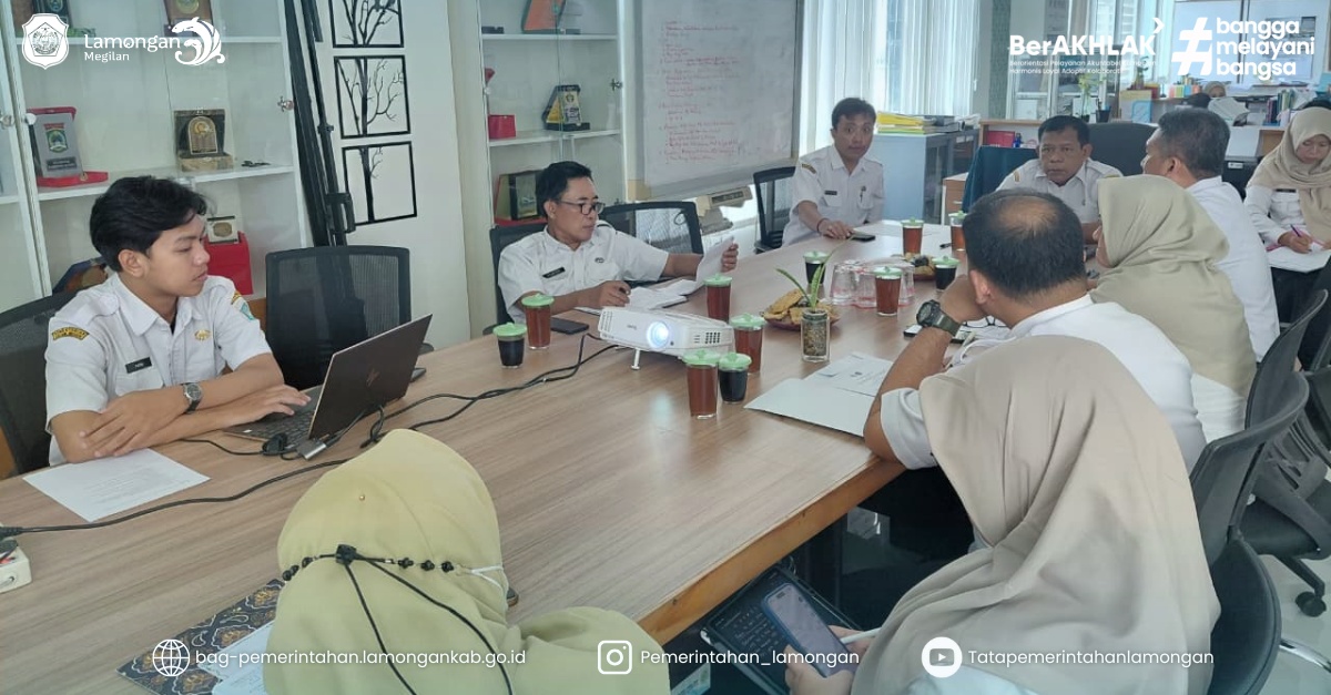 Foto: Rapat Koordinasi Pembahasan Draf Perjanjian Kerja Sama (PKS) antara Pemerintah Kabupaten Lamongan dengan Universitas Brawijaya