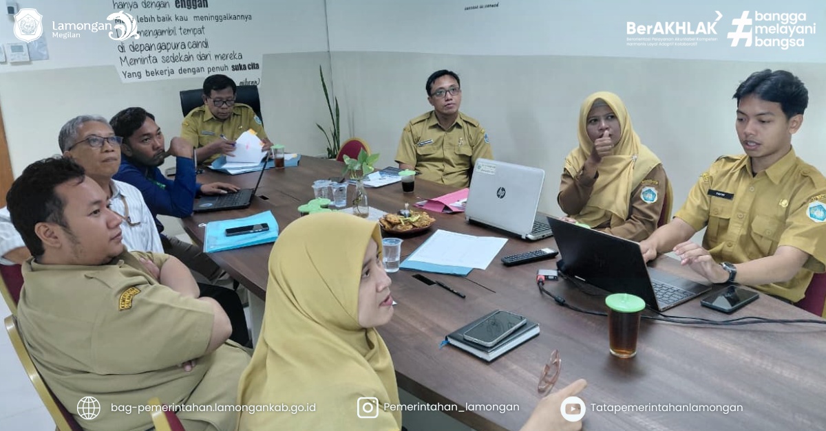 Rapat Koordinasi Pembahasan Kesepakatan Bersama Antara Pemerintah Kabupaten Lamongan dan Universitas PGRI Ronggolawe Tuban