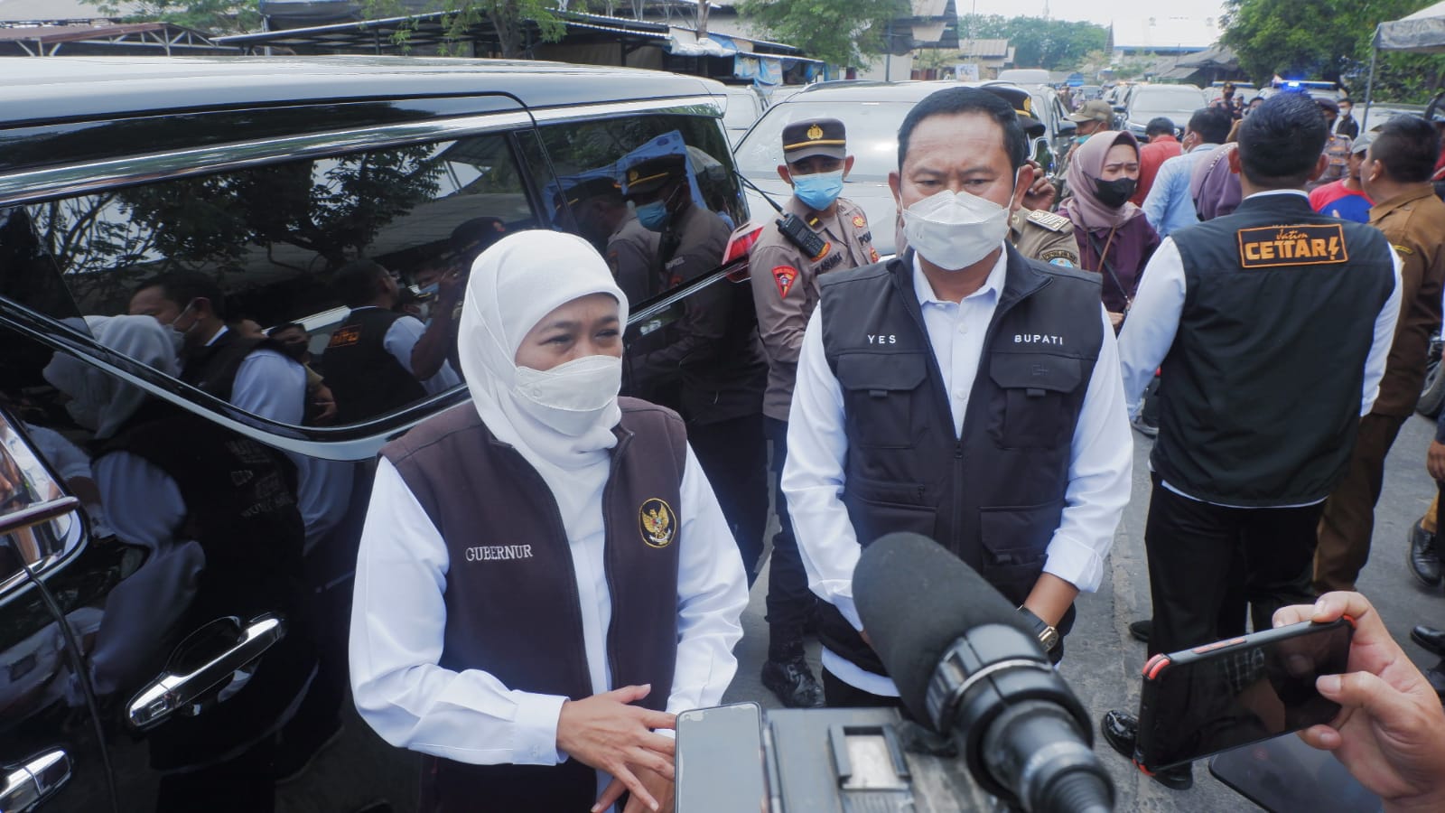 Kegiatan Operasi Pasar di Kabupaten Lamongan Bersama Gubernur Jawa Timur