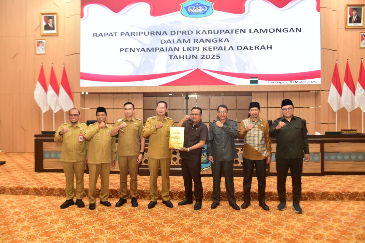 Sampaikan LKPJ Akhir 2025, Bupati Lamongan Kabarkan Capaian Kinerja Pembangunan