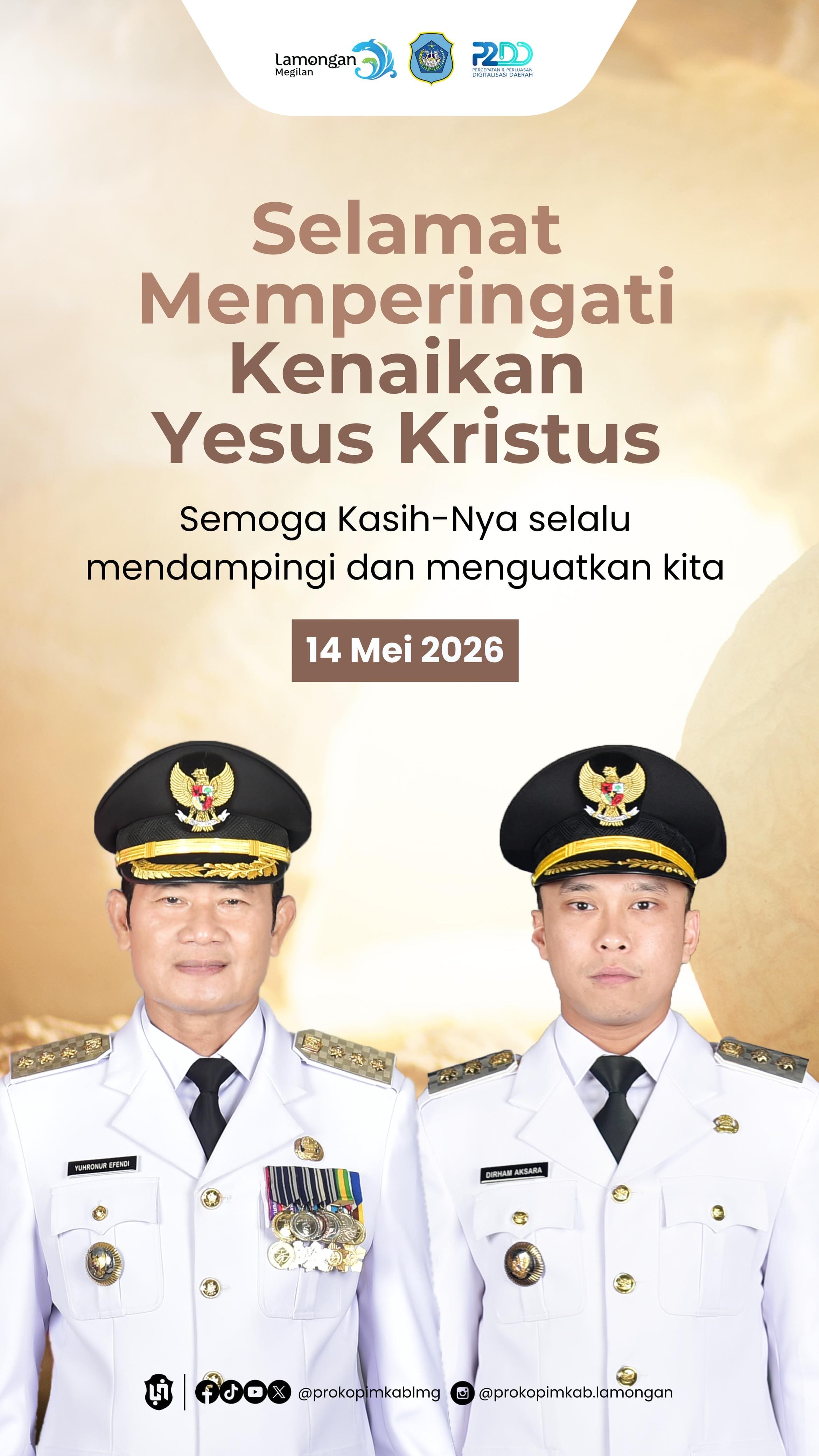 Selamat Memperingati Kenaikan Yesus Kristus