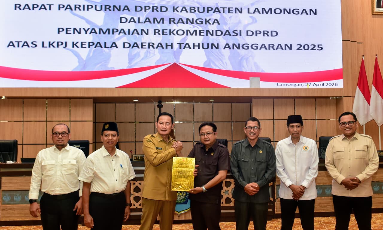 Foto: Bupati YES Terima Apresiasi dan Rekomendasi dari DPRD Lamongan