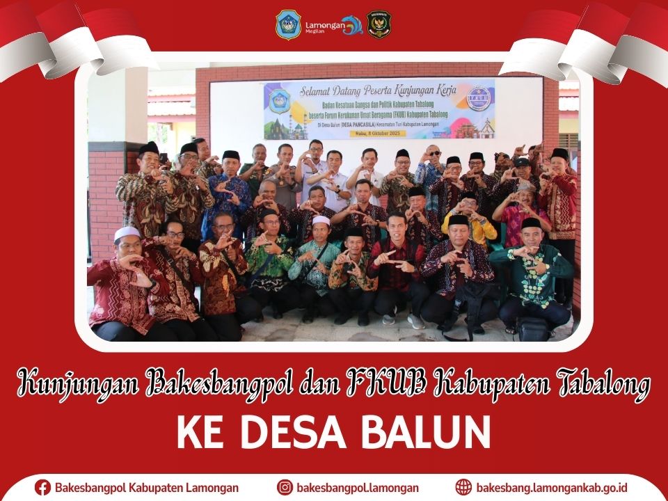 Foto: Kunjungan Bakesbangpol dan FKUB Kabupaten Tabalong ke Desa Balun