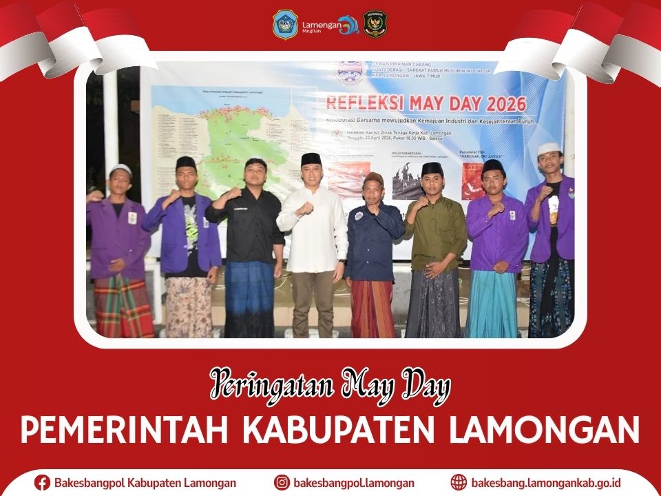 Foto: Sambut May Day, Wakil Bupati Lamongan Tekankan Kesejahteraan Buruh dalam Pembangunan Daerah