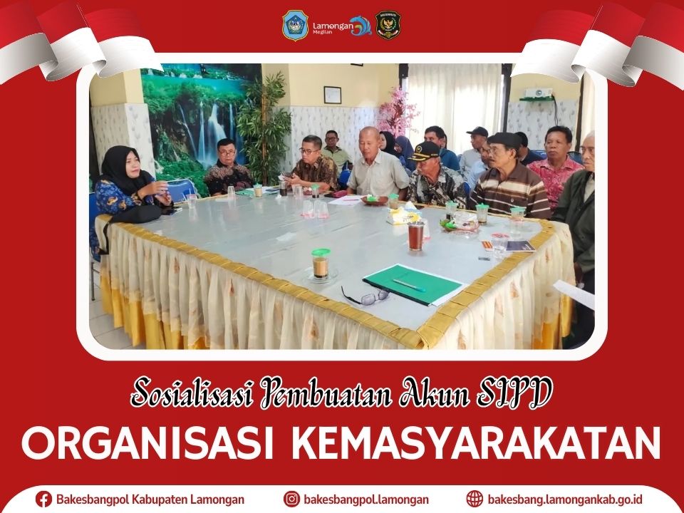 Foto: Sosialisasi Pembuatan Akun SIPD Ormas