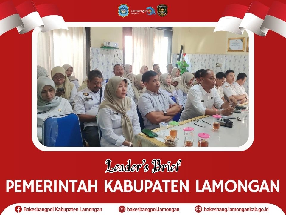 Foto: Leader's Brief Pemkab Lamongan, Bupati Tekankan Efisiensi Energi dan Pola Disiplin ASN