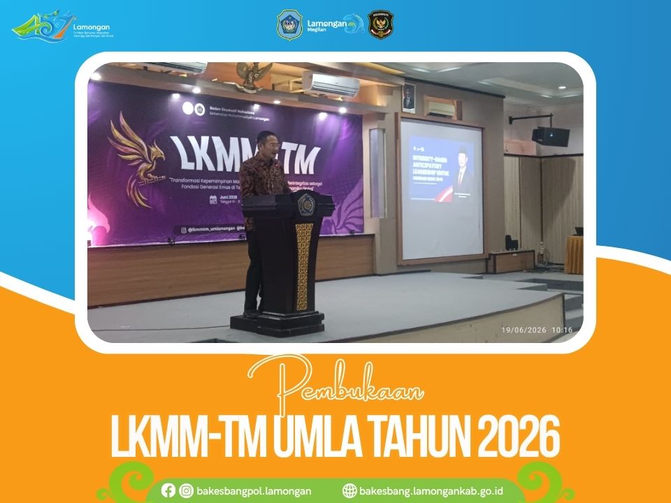 Foto: Pembukaan LKMM-TM UMLA 2026, Bupati Lamongan Dorong Kepemimpinan Mahasiswa Berintegritas