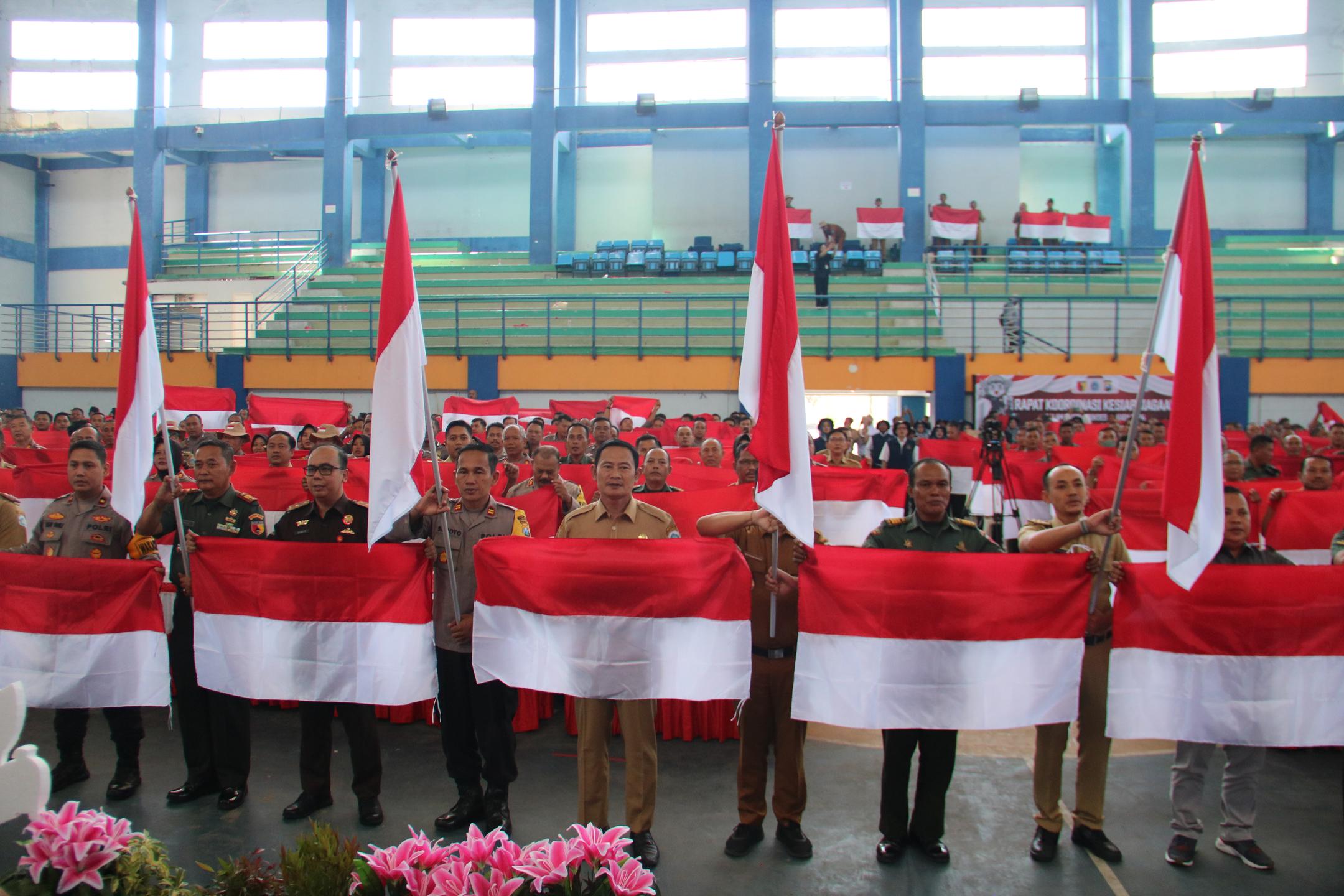 Pencanangan Pembagian Bendera Merah Putih Tahun 2024