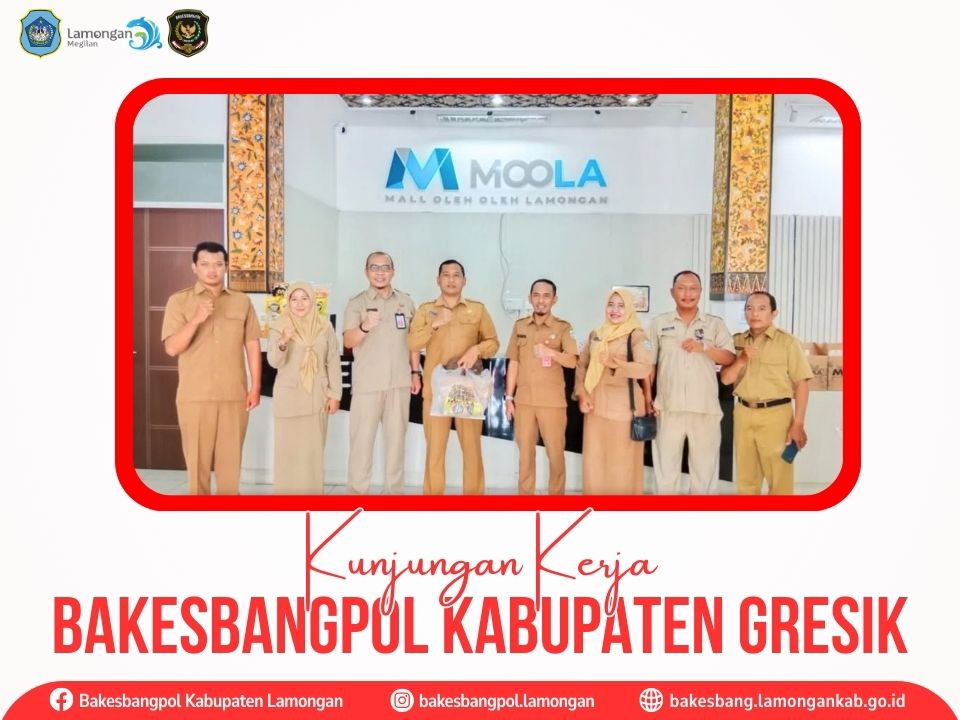 Kunjungan Bakesbangpol Gresik, Kepala Bakesbangpol Lamongan Ajak Tinjau Moola