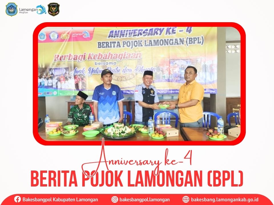 Ultah ke-4, Berita Pojok Lamongan Santuni Anak Yatim dan Duafa