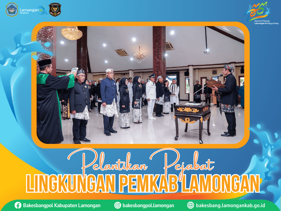 Pelantikan Pejabat di Lingkungan Pemkab Lamongan