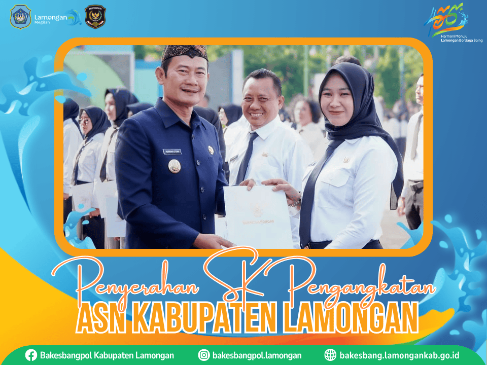 2.122 ASN Terima SK Pengangkatan dari Bupati Lamongan